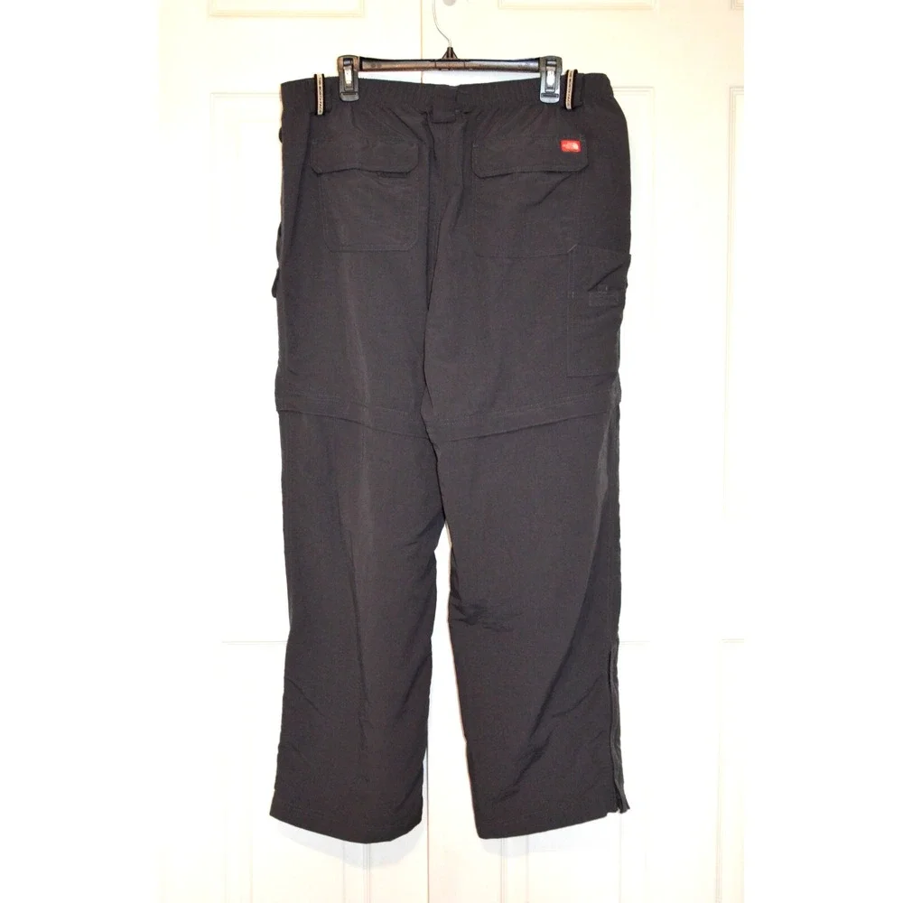THE NORTH‎ FACE Nylon Convertible Dark Gray Cargo Hiking Pants Men's XL